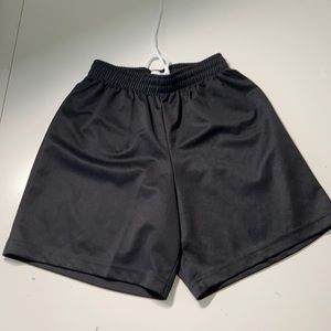 Black soccer shorts